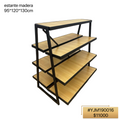 estante de madera