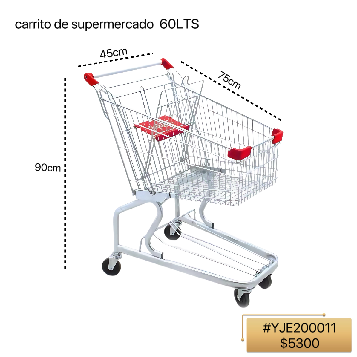 carrito de supermercado 60LTS