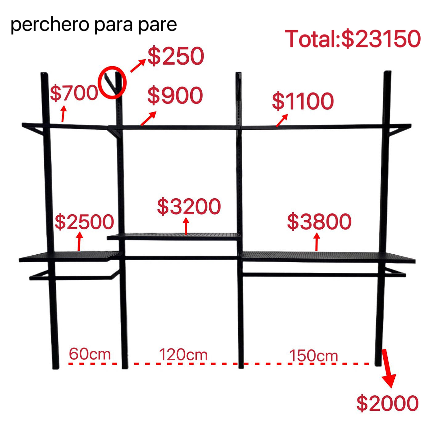 PERCHERO PARA PARE