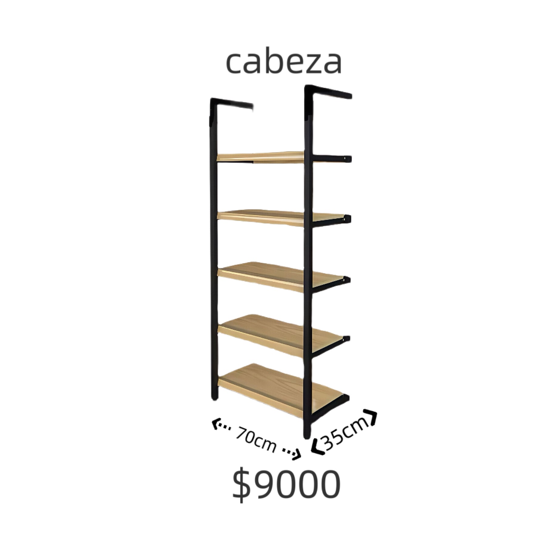 estante madera