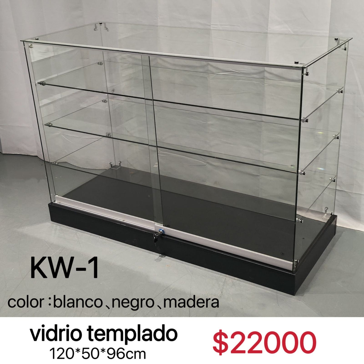VIDRIO TEMPLADO KW-1 $22000