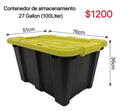 CONTENEDOR DE ALMACENAMIENTO 27 GALONES
