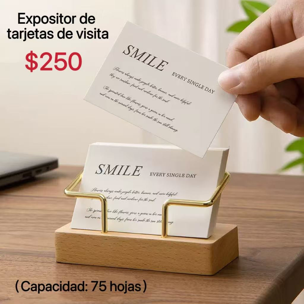 EXPOSITOR DE TARJERAS DE VISITA