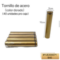 tornillo de acero