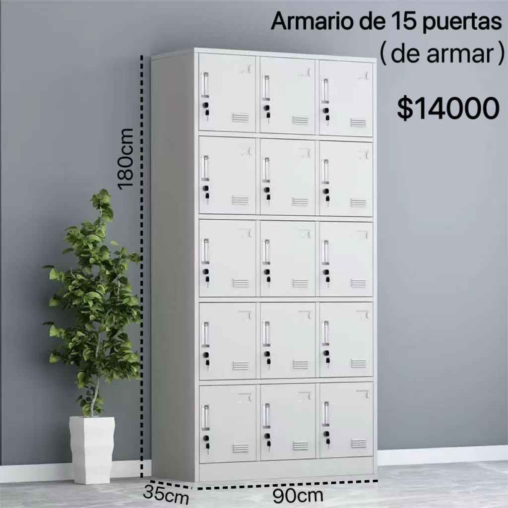 ARMARIO DE 15 PUERTAS $14000