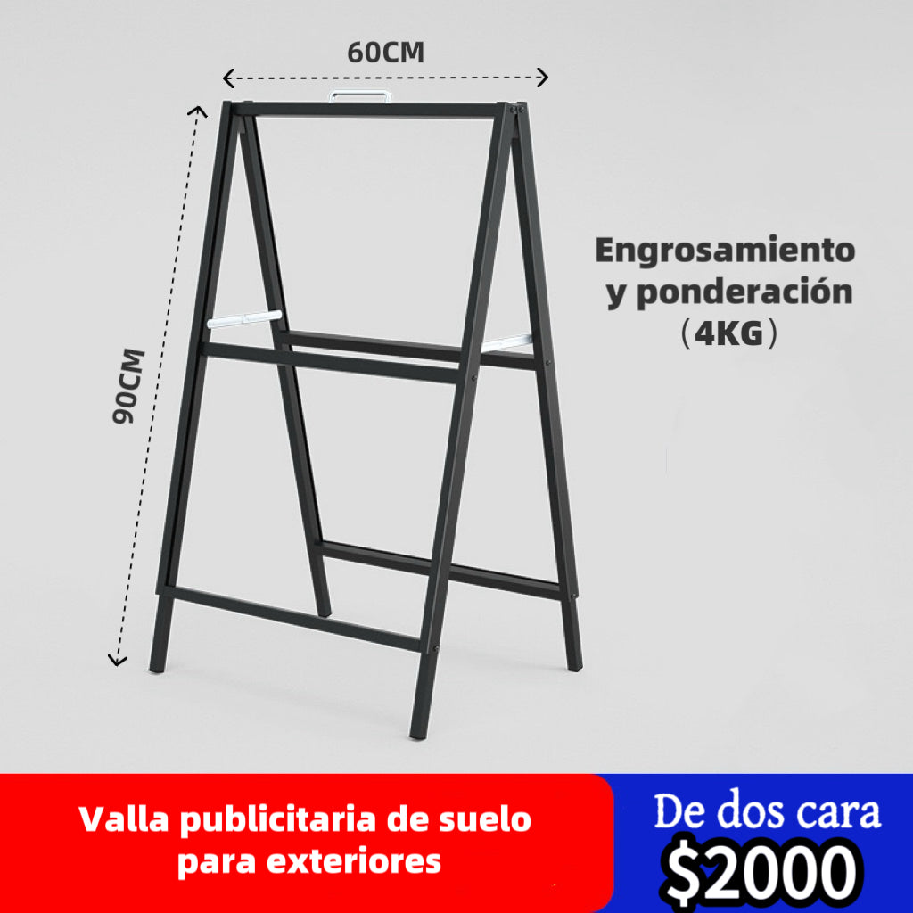 VALLA PUBLICITARIA DE SUELO PARA EXTERIORES