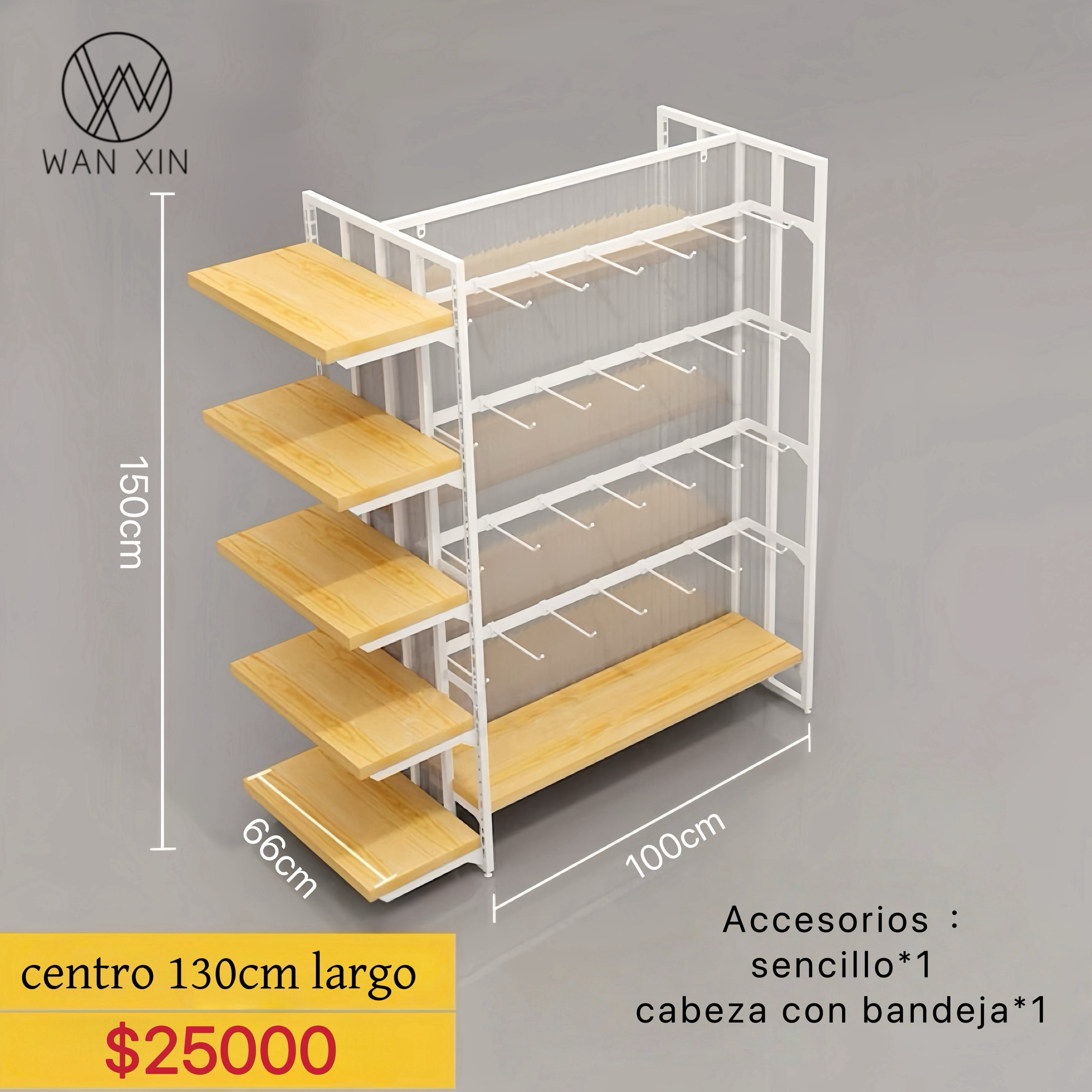 estante madera
