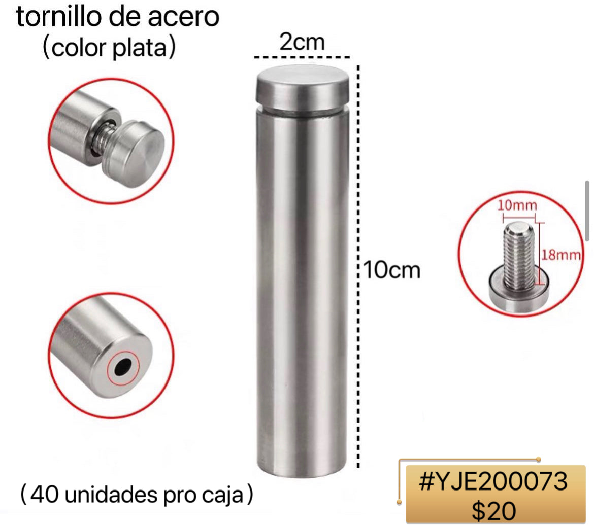 tornillo de acero