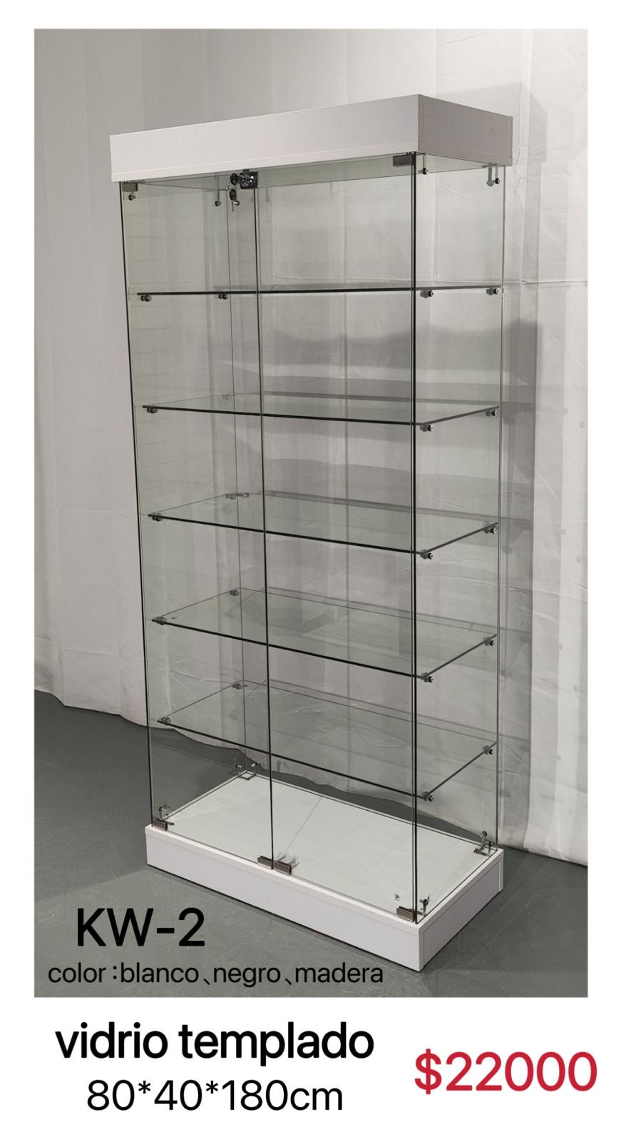 VIDRIO TEMPLADO KW-2 $22000