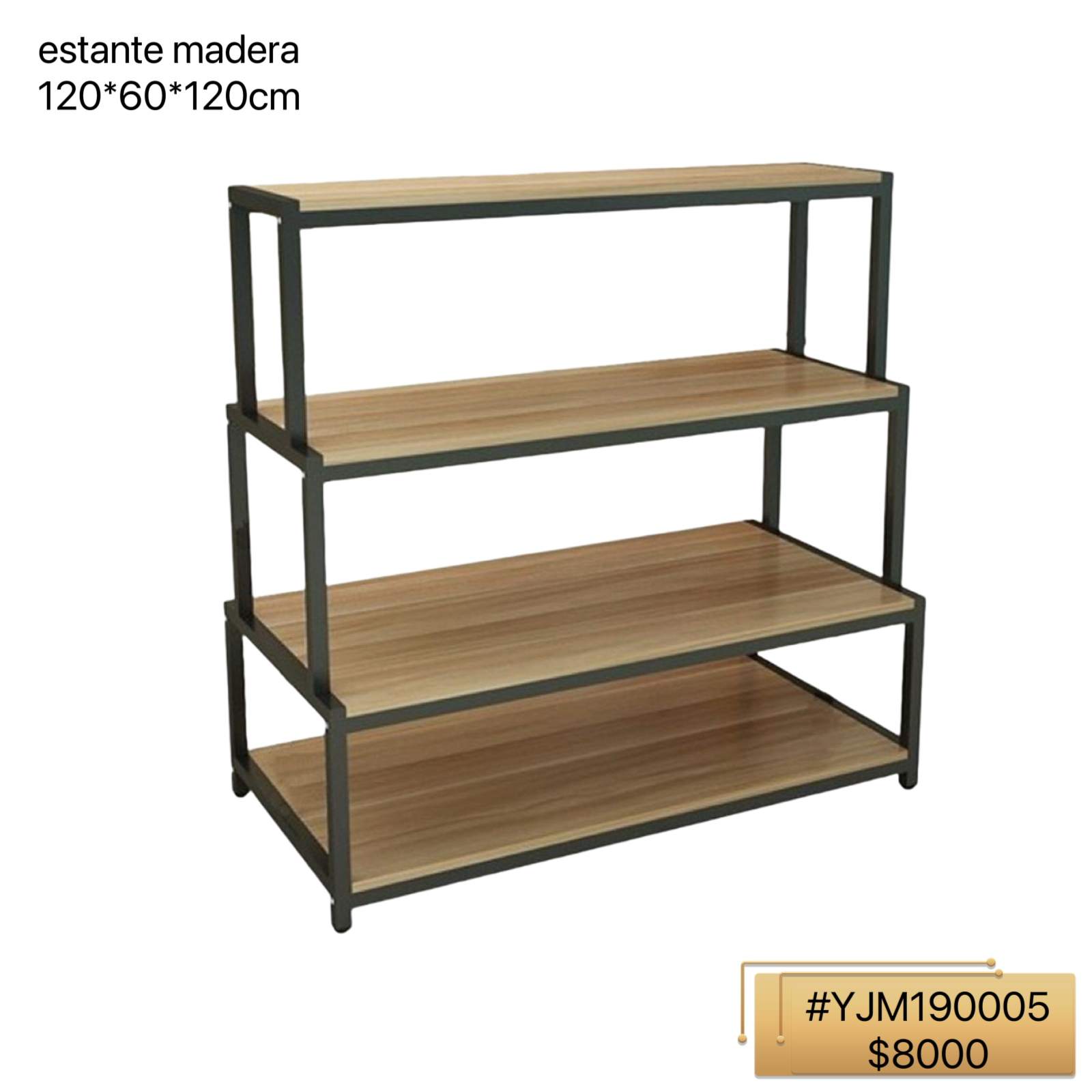 estante madera