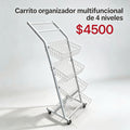 Carrito organizador multifuncional
de 4 niveles
