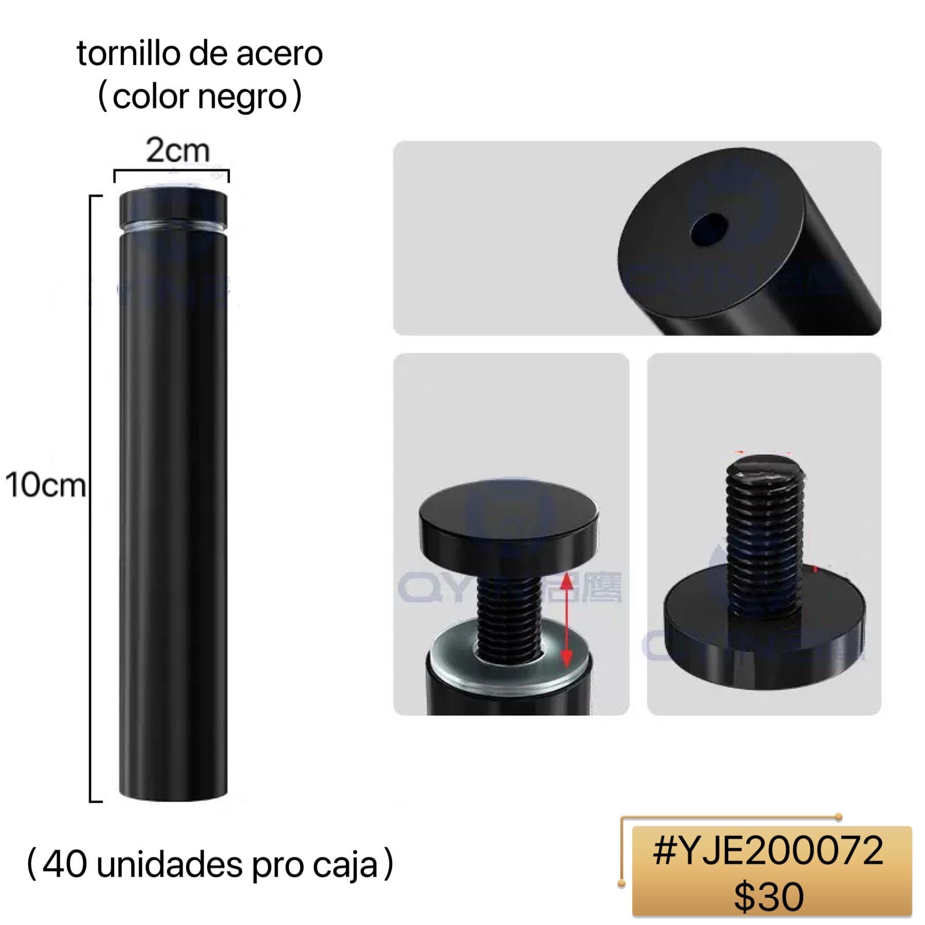 tornillo de acero