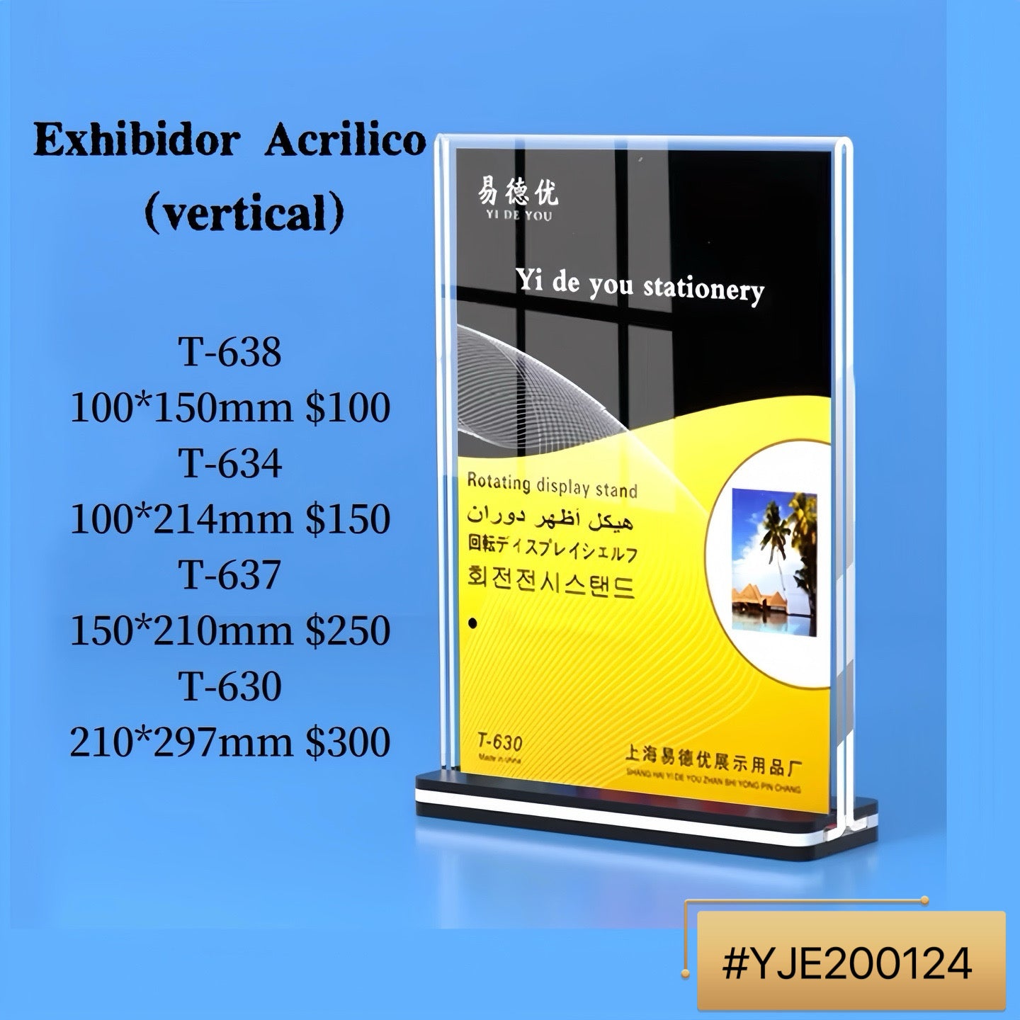 EXPOSITOR ACRILICO
