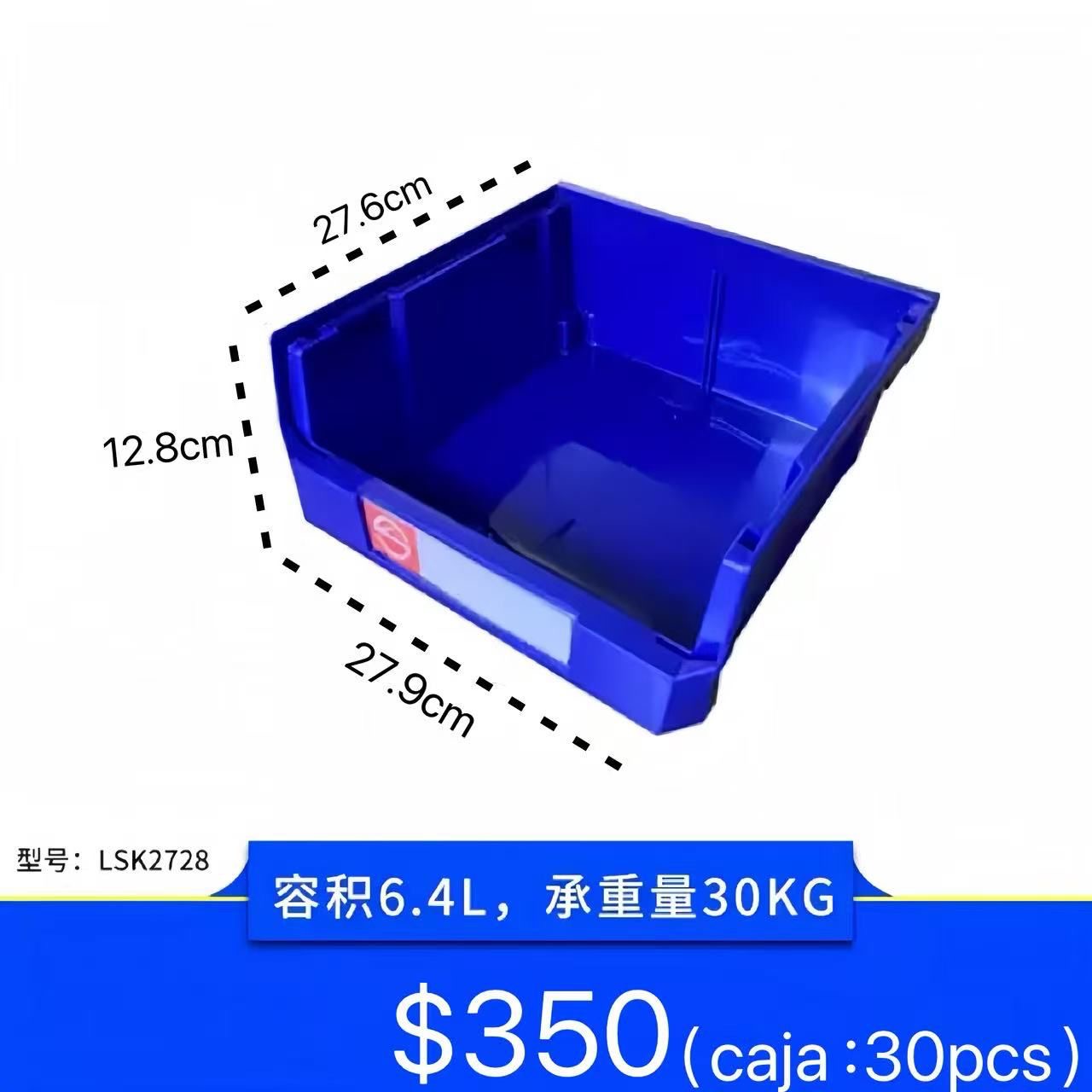 caja plástica apilable