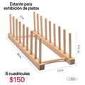 ESTANTE DE EXPOSICIÓN DE PLATOS