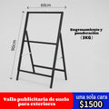 VALLA PUBLICITARIA DE SUELO PARA EXTERIORES
