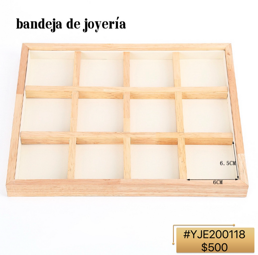 BANDEJA DE JOYERIA Accesorios $500