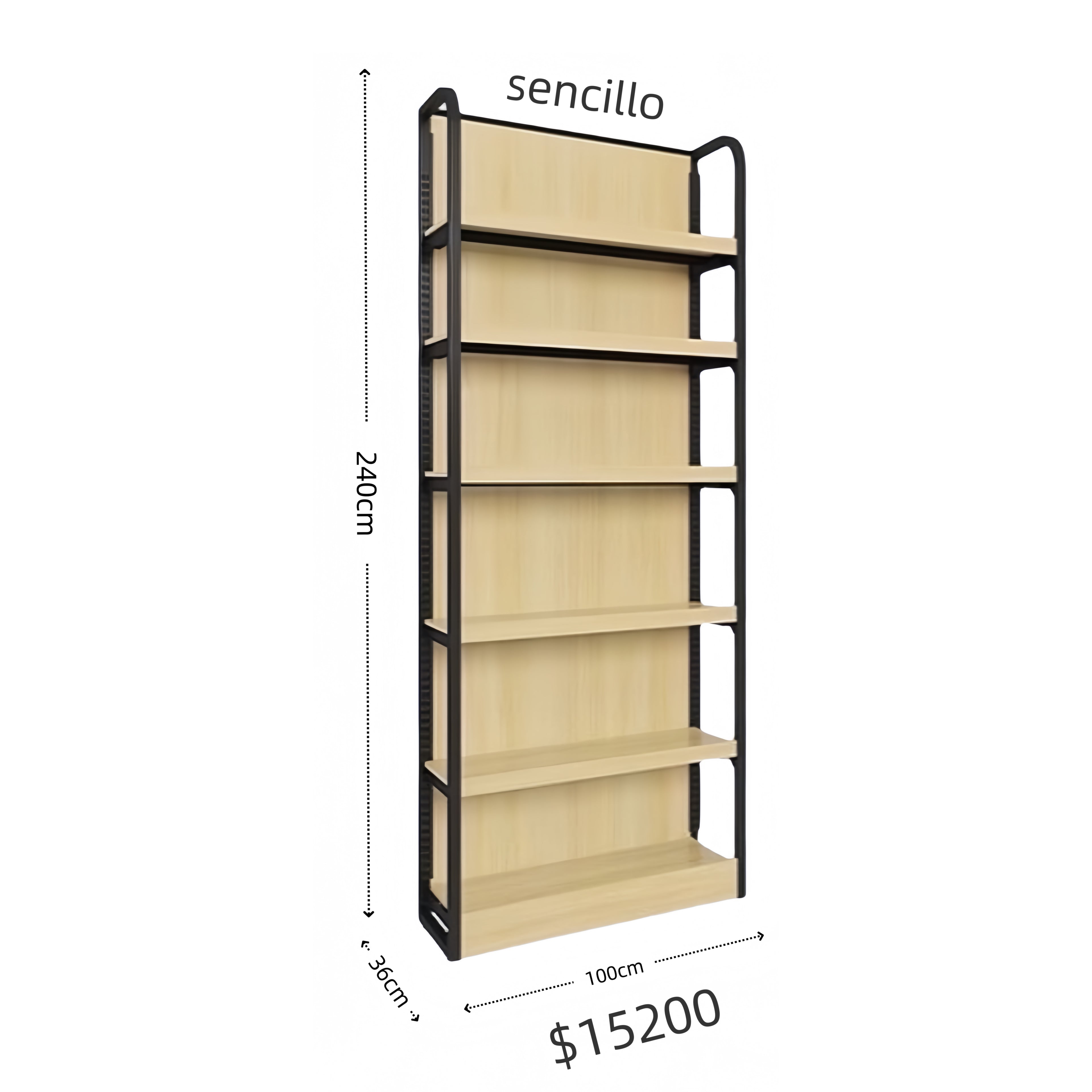 estante madera