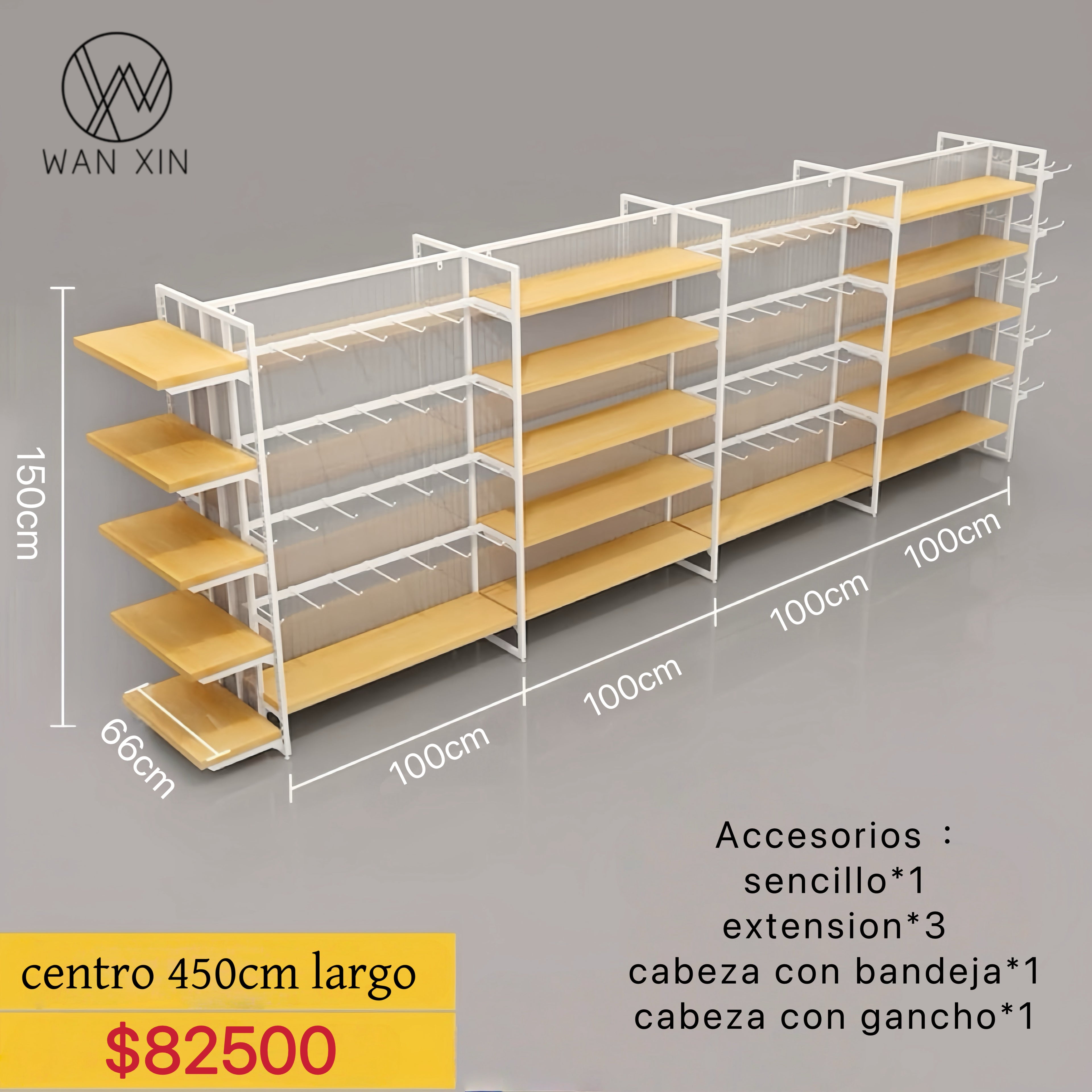 estante madera