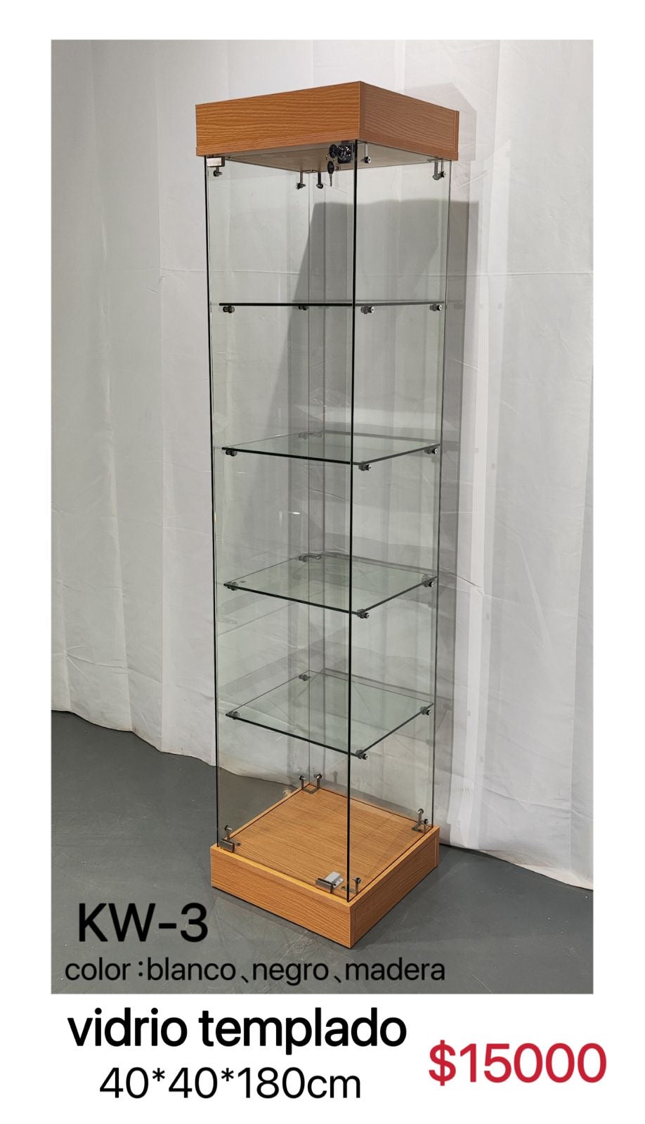 VIDRIO TEMPLADO KW-3 $15000