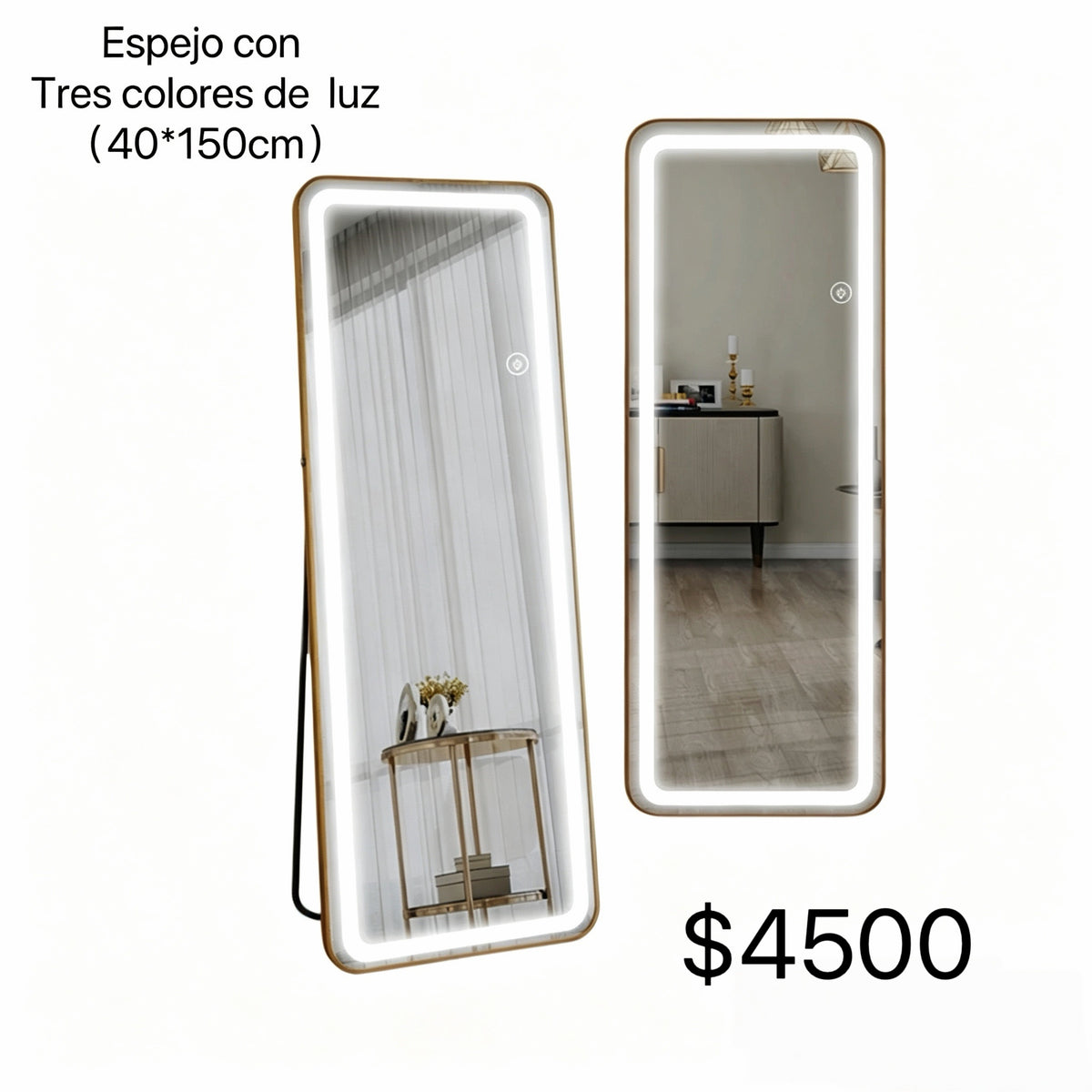 ESPEJO 150*40CM $4500