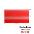 CON RANURA DE ALEACION DE ALUMINIO ENGROSADA $5800