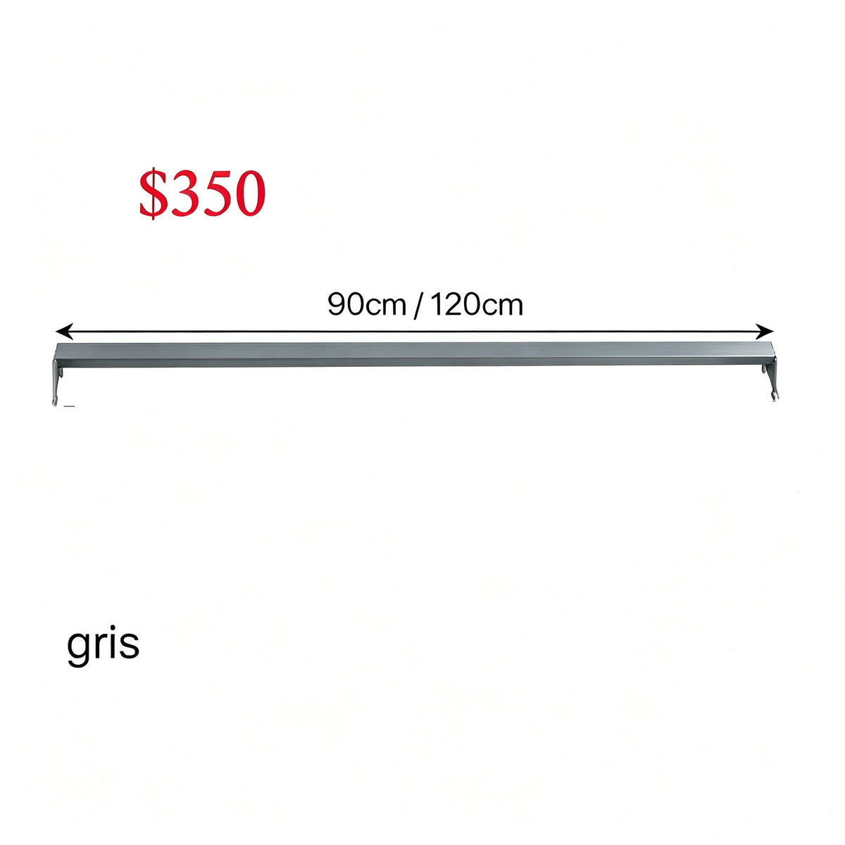 barra para gondola  $350